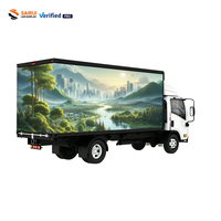 Elektrische voertuig LED reclame scherm HD digitale full color outdoor mobiele reclamebord display voor vrachtwagens