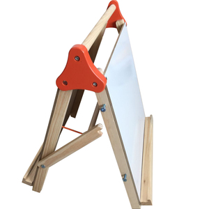 Lavagna Educativa in Legno per Bambini da 15 Pollici, Cavalletto in Legno Personalizzabile - Product Image 1