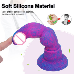SacKnove <span class=keywords><strong>Fancy</strong></span> Adultos Juguete sexual de alta calidad Flexible Curved Monster Thrusting Butt Anal Dildo Plug Anal Dildo para hombres y mujeres - Product Image 3