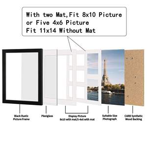 Vente chaude Bois Ensemble de Two11 * 14 <span class=keywords><strong>Collage</strong></span> Cadre Photo À La Mode Maison Bureau Décoration Cadre Photo - Product Image 4