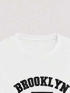 T-shirts décontractés à manches courtes et col rond pour hommes, imprimés avec des slogans et des personnages de dessins animés, fabrication en usine, personnalisation disponible.F10 - Product Image 3