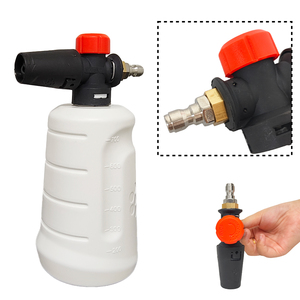 Pistola de lavado Cañón Espuma <span class=keywords><strong>Blaster</strong></span> Flores Lavadora de coches eléctrica Kit de herramientas de espuma de lavado Boquillas de lavado a presión Cañón de espuma de lavado de coches - Product Image 4