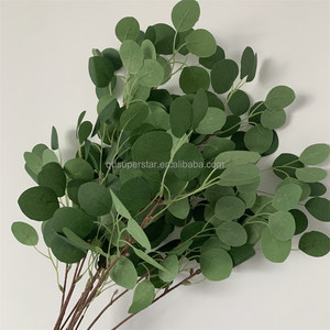 B-835 Rami di Eucalipto Artificiali di Alta Qualità, <span class=keywords><strong>Foglie</strong></span> Verdi Decorative per Pareti Floreali e Composizioni Nuziali - Product Image 4