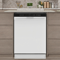 Lave-vaisselle encastrable électrique intelligent à faible bruit, 12 programmes, certifié Energy Star, en acier inoxydable, pour la maison et l'hôtellerie (vente en gros)
