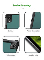 Coolsonic pour iPad Mini 6/7 8,3 pouces, nouvelle conception, étui pour tablette en cuir PU magnétique avec doublure en microfibre, fonction de réveil et de mise en veille automatique, couverture pliable