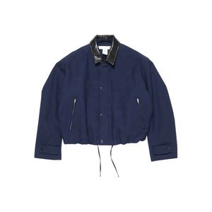 Chaqueta con cremallera térmica esencial a la moda con hombros caídos informal de peso pesado de alta calidad con logotipo personalizado de fábrica para <span class=keywords><strong>hombre</strong></span> - Product Image 2