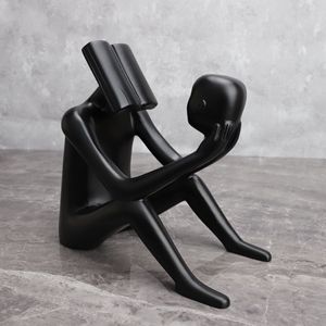 Soul Reader Creative Résine Personnage Ornement Maison Bureau <span class=keywords><strong>Chambre</strong></span> Doux Décoration Ornement - Product Image 5