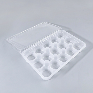 ถาดเกี๊ยวแช่แข็งแบบสุญญากาศ15ช่องถาดพลาสติก PP บรรจุอาหารกำหนดได้เอง - Product Image 1