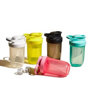 Wholesale OEM 300ml BPA Free Leak-Proof Protein Powder <b>Milkshake</b> Shaker <b>Cup</b> Plastic Portable Dishwasher Safe Custom Logo Sports - Product Image 5