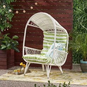 Cesto Sospeso in Rattan Stile Europeo Personalizzato, Dondolo da Esterno per Giardino, Cortile, Villa, Hotel, Arredamento <span class=keywords><strong>Nido</strong></span> d'Uccello Singolo - Product Image 2