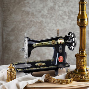 Machine à coudre traditionnelle à usage domestique JA2-2 avec caisse en bois manuelle - Product Image 6