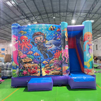 Structure gonflable de qualité commerciale, structure gonflable personnalisée pour la location d'événements, aire de jeux extérieure