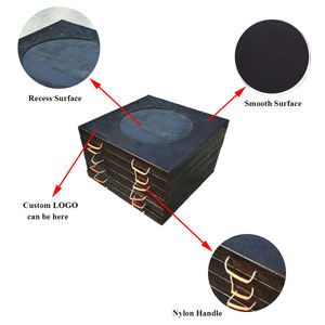 Fabrication de tampons de camion usure pour grues tampons stabilisateurs avec chaussure de grue - Product Image 6