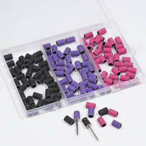 Nagel zubehör Schleif mittel 240 120 180 Langlebiger Einweg nagel Weiß Zebra Pink Schleif band für Nagel bohrer - Product Image 2