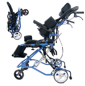 Fauteuil roulant léger pliant Chariot de fauteuil roulant pour paralysie cérébrale pour enfants - Product Image 1