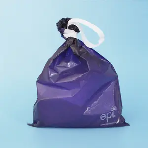 पर्यावरण के अनुकूल Biodegradable महामारी LDPE Drawstring कचरा अपशिष्ट बैग