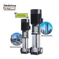 Pompe multi-étages à fréquence variable CDL 15 kW pour eau réfrigérée CVC, entraînement par variateur de fréquence en acier inoxydable 304, économie d'énergie
