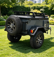 Caravane de voyage pour le camping en plein air, remorque de camping-car, camping-car tout-terrain, remorque de camping extérieure
