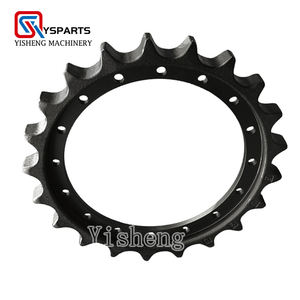 Produsen ekskavator sproket penggerak konveyor jalur karet E315 102-8134 E345B 124-3296 roda gigi sproket konveyor - Product Image 6