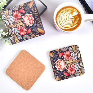 Bộ khuôn làm cốc, đế lót ly, thảm bằng gỗ, nhựa, chất liệu cork in chuyển nhiệt tùy chỉnh, số lượng lớn, có logo, dùng cho cà phê, trà, bia, hoa - Product Image 2