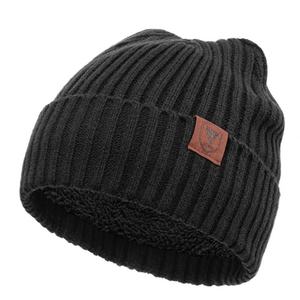 Casquette d'hiver en cachemire de haute qualité avec étiquette tissée personnalisée, lettre L imprimée, douce et chaude, tricotée, pour le sport et le ski - Product Image 5