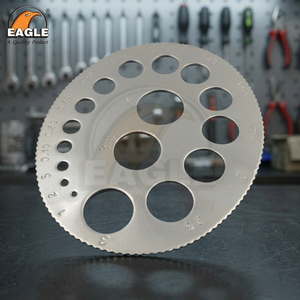 Eagle Brand High Quality Oval Steel Diamond Gauge for 0.01-4 Carat Stones Jewelry Making Supplies Kit - Product Image 2