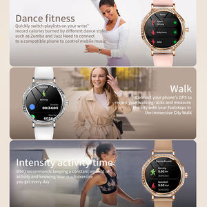 Montre connectée <span class=keywords><strong>pour</strong></span> femme KC98, étanche IP68, montre numérique de luxe, suivi de <span class=keywords><strong>la</strong></span> santé AI ChatGPT, tracker de fitness, smartwatch AMOLED - Product Image 6