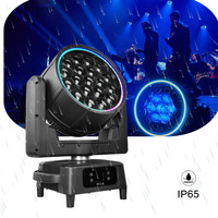 Projecteur mobile IP65 19*40w pour scène extérieure, éclairage de scène 4 en 1 RGBW LED pour événements, discothèque, fête