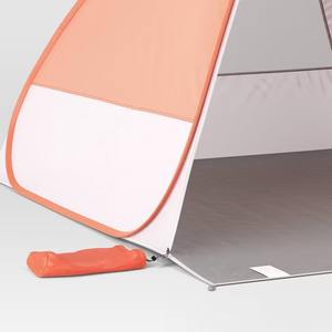 Di alta qualità 2 persone facile da impostare UPF 50 + spiaggia riparo 100% poliestere rosa Pop-up spiaggia Cabana tenda con sacchetti di sabbia - Product Image 3