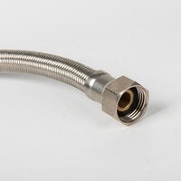 Cuisine Tressé Plomberie Tuyau Salle De Bains Filetage Femelle Flexible Tuyau En Métal pour Chauffe-Eau
