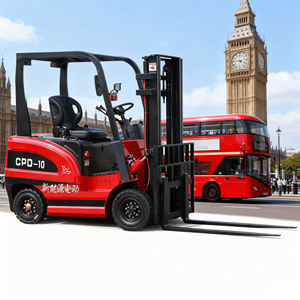 Cina certificata Mini carrello elevatore elettrico 1ton-2.5ton batteria al litio vendita calda 2 stadi carrello elevatore elettrico nuovi ristoranti - Product Image 1