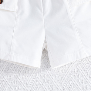 ชุดลำลองสำหรับเด็กผู้หญิง อายุ 1-5 ปี ชุดสองชิ้นสุดหรู ปักลายดอกไม้สวยงาม เสื้อแขนกุด ลายสัตว์ - Product Image 6