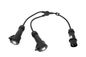 Stecker zu Buchse Y Typ 16A 3-polige CEE-Buchse Elektrisches Splitter-Stromkabel - Product Image 2