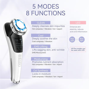 Skin Scrubber Beauty Anti Aging Equipment Massage Vibrating Portable Face <strong>Massager</strong> Lifting Device Electric Face <strong>Massager</strong> Machine - Product Image 2
