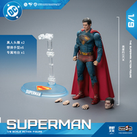 Fondjoy DC Battle Damage New Superman Figurine d'action à l'échelle 1/9 19 cm/7,6 pouces Modèle original authentique Jouet de collection Cadeau