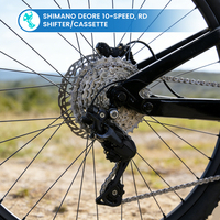 Vélo de montagne de haute qualité 29 pouces 10 vitesses Suspension intégrale Frein à disque hydraulique Vélo de montagne électrique