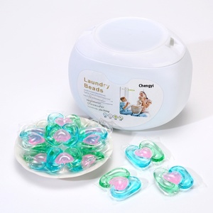 Décontamination puissante nettoyage en profondeur dosettes de détergent concentrées à base de parfum perles de blanchisserie parfum longue durée forme de gel - Product Image 4