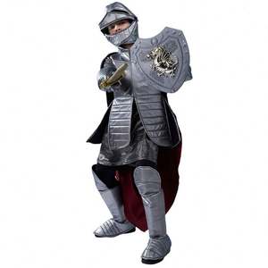 Nouveau Style garçons médiéval romain gladiateur Costume enfants Royal <span class=keywords><strong>chevalier</strong></span> guerrier tenue Halloween Costumes pour enfants - Product Image 2