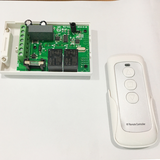 12V/220V Wireless Remote Control Switch for Motor Forward and Reverse Controller Automatic Doors /roller Shutter Garage Door