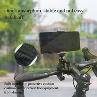 Support de caméra universel en alliage d'aluminium pour guidon de vélo et moto, nouveau design personnalisé, 1/4"-20 3/8"-16