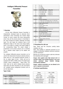 Transmisor de Presión Diferencial RKS 2088 ATEX Ex Type, Instrumentos de Medición de Presión, Personalizado de Fábrica, 4-20mA - Product Image 2