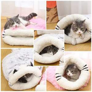 Nuevo diseño de gato de peluche para dormir, perro, gato, relleno, decoración del hogar, saco de dormir para mascotas, cama cálida para gatos - Product Image 6