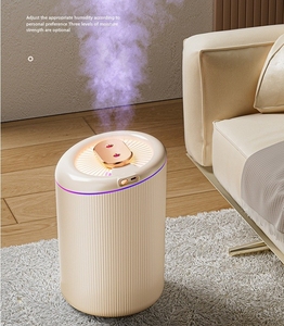 Humidificador de gran volumen de vapor, atomizador de doble boquilla, humidificador de aire para el hogar, humidificador silencioso Usb para dormitorio, humidificador de bajo ruido - Product Image 5