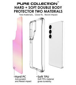 เคสโทรศัพท์เคลือบไฟฟ้า TPU+PC สำหรับ <span class=keywords><strong>Samsung</strong></span> <span class=keywords><strong>Galaxy</strong></span> S26 Plus S25Edge S24 S23FE S22 <span class=keywords><strong>S21</strong></span> Ultra ป้องกันรอยขีดข่วน - Product Image 4