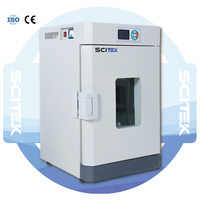 Incubateur de séchage à convection forcée double usage en acier inoxydable SCITEK avec contrôleur de température PID et étagère mobile pour laboratoire clinique