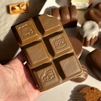 Produit phare : Squishy chocolat rêveur, jouet anti-stress à rebond lent en forme de pâtisserie simulée, boîte surprise cadeau