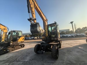 Excavatrice sur pneus compacte et polyvalente XE60WGA <span class=keywords><strong>de</strong></span> 6 tonnes pour les infrastructures urbaines et les projets écologiques - Product Image 3