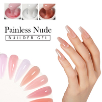 ICE NOVA 40 couleurs non toxique LED indolore Nude Builder Gel vernis longue durée pour les ongles de renforcement d'extension en gros