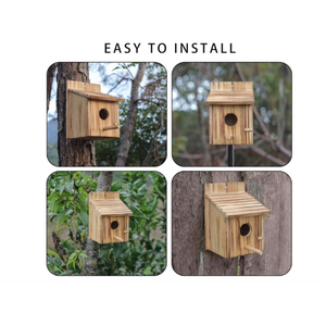 Casas <span class=keywords><strong>de</strong></span> pájaros <span class=keywords><strong>de</strong></span> madera <span class=keywords><strong>para</strong></span> exterior con poste Casa <span class=keywords><strong>de</strong></span> pájaros <span class=keywords><strong>de</strong></span> madera <span class=keywords><strong>para</strong></span> Pinzón Bluebird Cardinals Casa <span class=keywords><strong>de</strong></span> pájaros colgante Jardín <span class=keywords><strong>de</strong></span> liquidación - Product Image 6