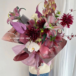 Papier d'emballage rétro imperméable pour boîte cadeau bouquet fleur mère <span class=keywords><strong>oeillet</strong></span> saint valentin - Product Image 2